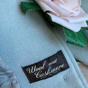 FOLIO Petites Vintage Wool + Cashmere Buttoned Jacket